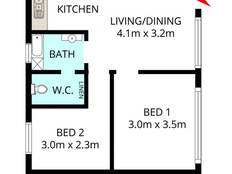 12/11 Queensborough Road, Croydon Park NSW 2133 Floorplan