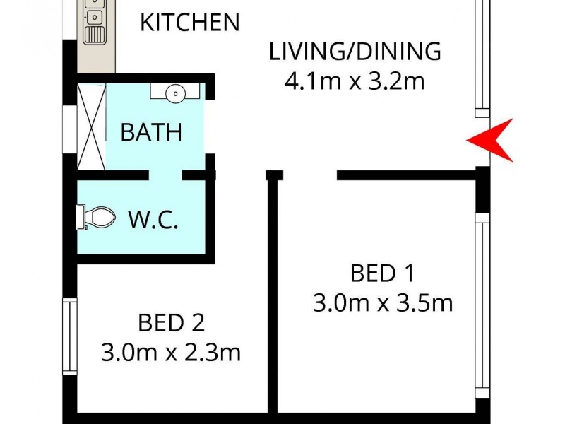 12/7 Queensborough Road, Croydon Park NSW 2133 Floorplan