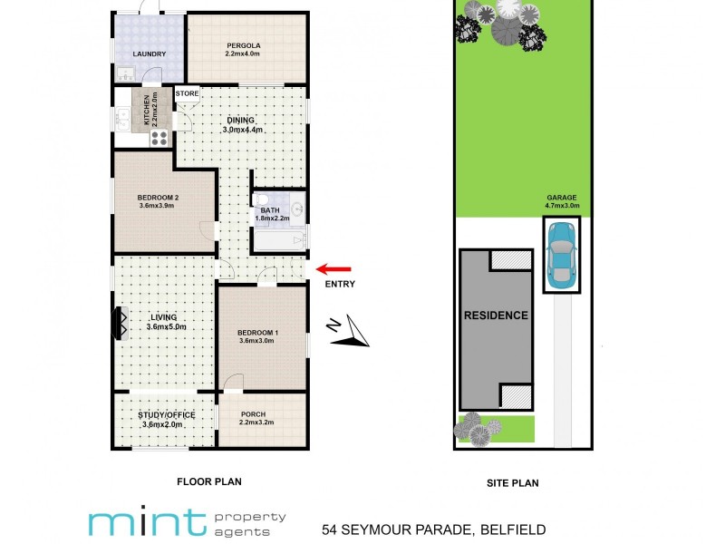 54 Seymour Parade, Belfield NSW 2191 Floorplan