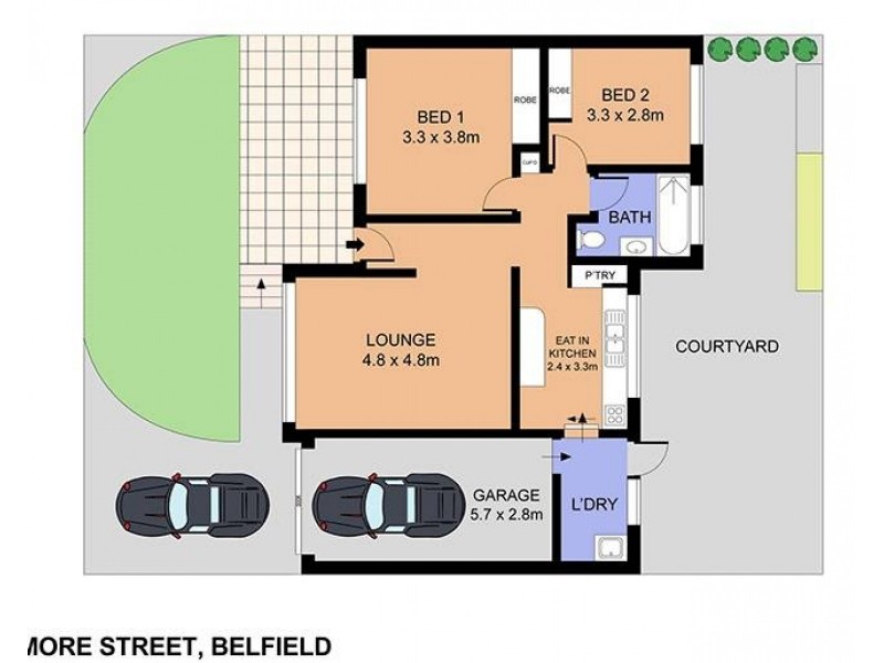 3/58 Baltimore Street, Belfield NSW 2191 Floorplan