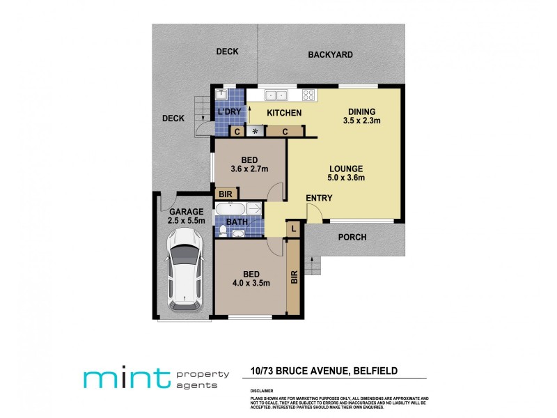 10/73 Bruce Avenue, Belfield NSW 2191 Floorplan