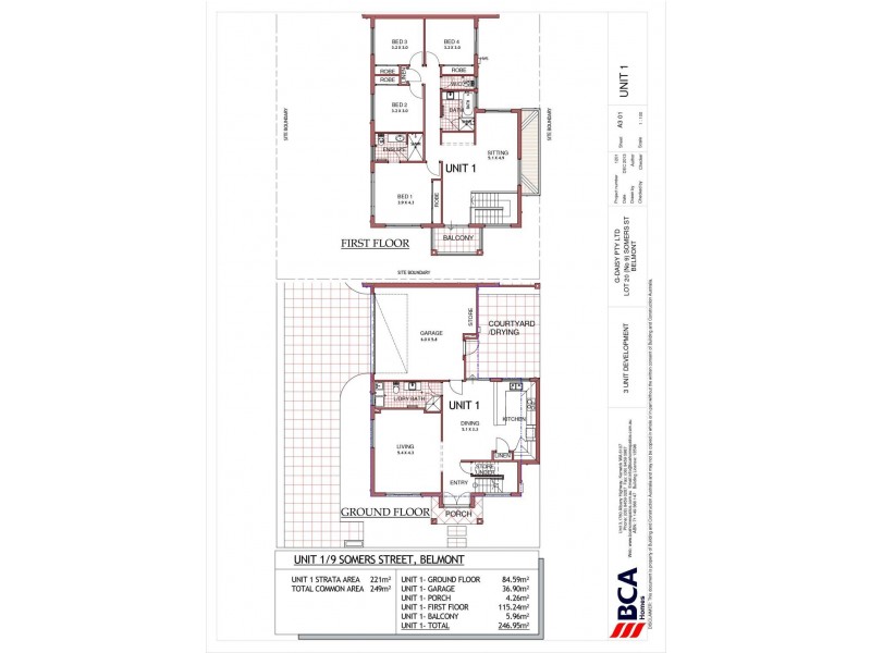 3/9 Somers Street, Belmont WA 6104 Floorplan