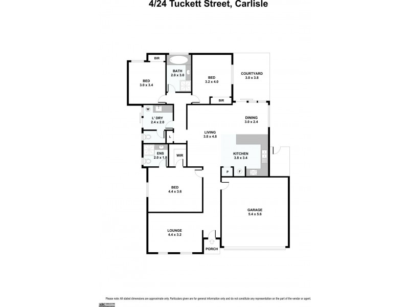 4/24 Tuckett Street, Carlisle WA 6101 Floorplan