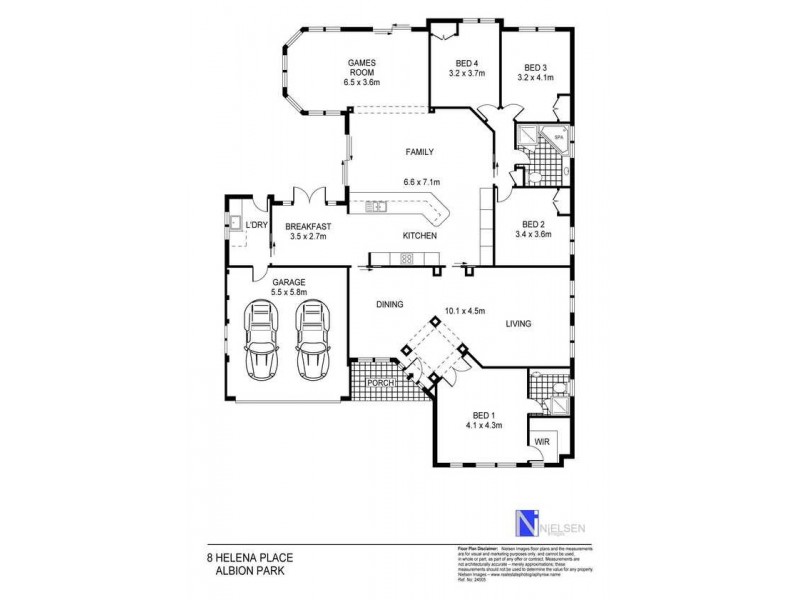 8 Helena Place, Albion Park NSW 2527 Floorplan