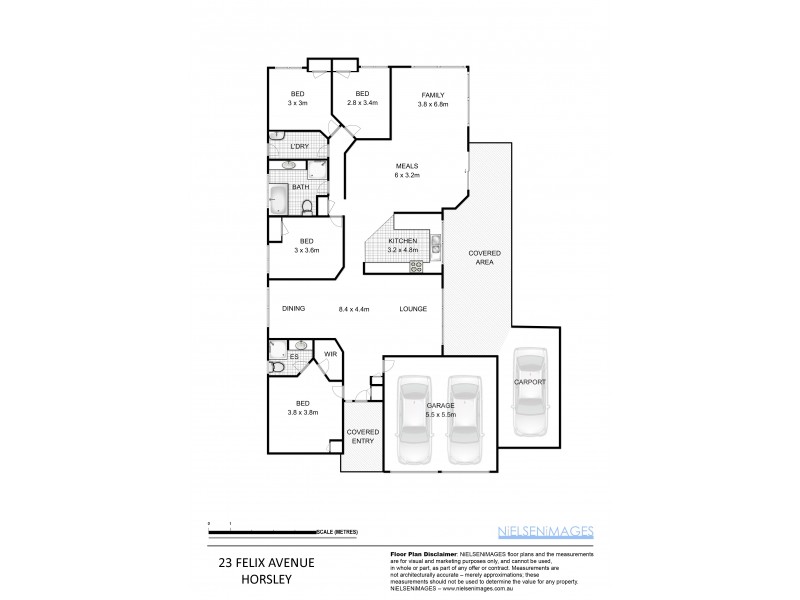 23 Felix Avenue, Horsley NSW 2530 Floorplan