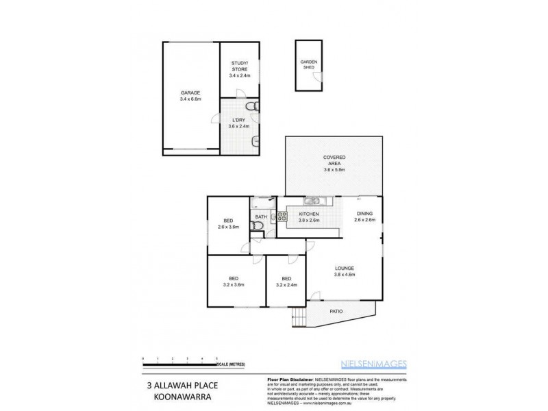 3 Allawah Place, Koonawarra NSW 2530 Floorplan