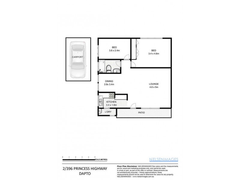 2/396 Princes Highway, Dapto NSW 2530 Floorplan