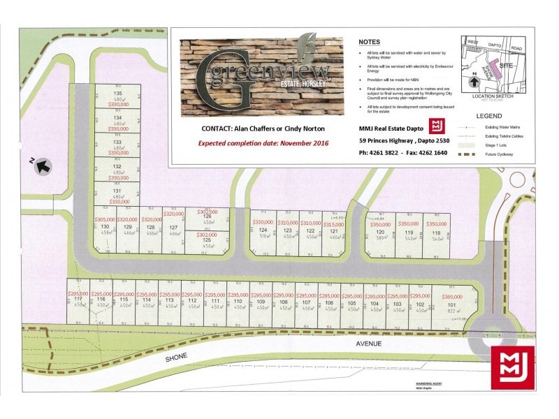 Lot 102,  Shone (1) Avenue, Horsley NSW 2530
