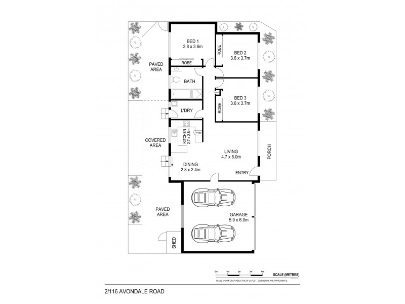 2/116 Avondale Road, Avondale NSW 2530 Floorplan