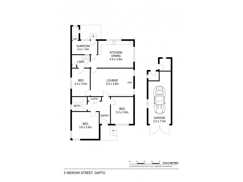 5 Werowi Street, Dapto NSW 2530 Floorplan