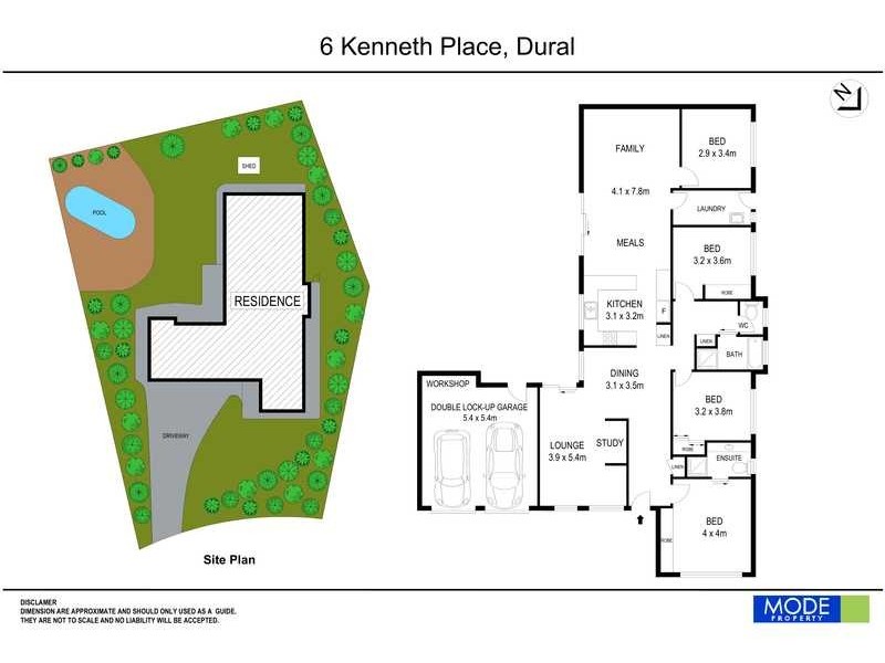 6 Kenneth Place, Dural NSW 2158 Floorplan