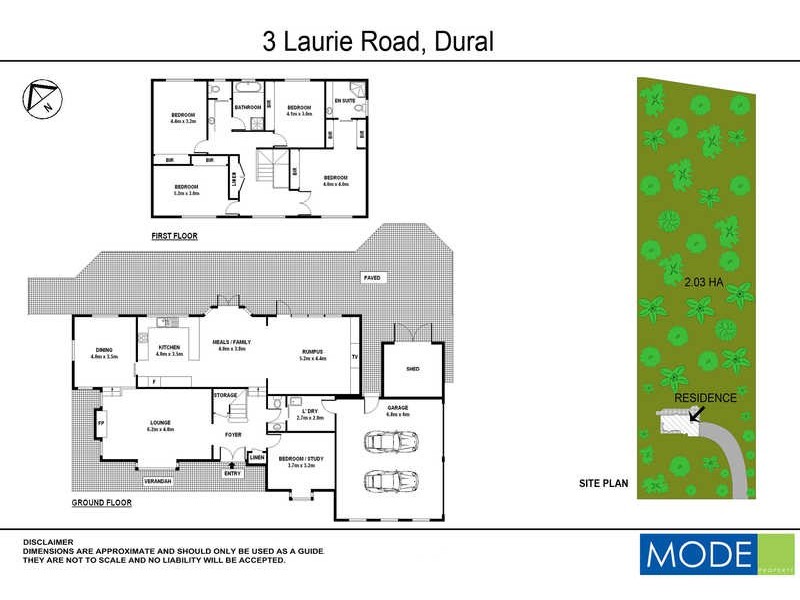 3 Laurie Road, Dural NSW 2158 Floorplan