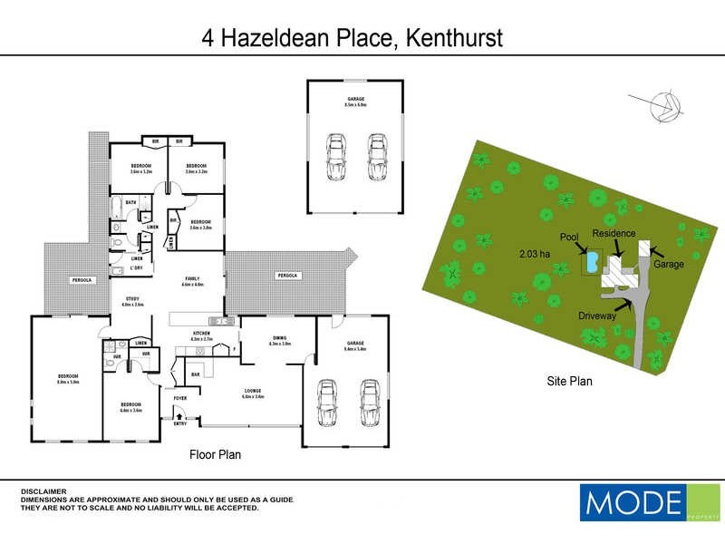 4 Hazeldean Place, Kenthurst NSW 2156 Floorplan