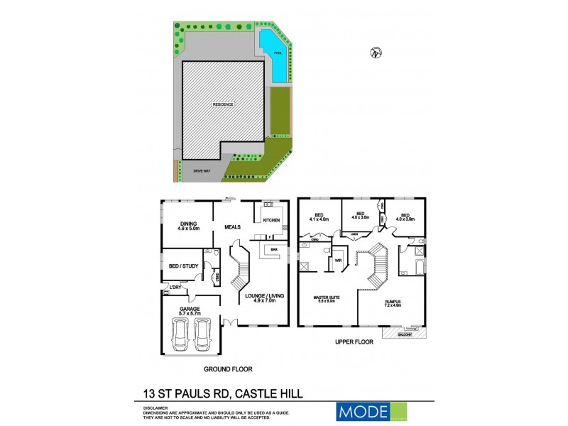 13 St Pauls Avenue, Castle Hill NSW 2154 Floorplan
