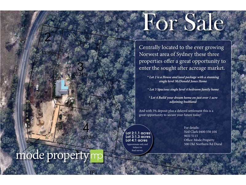 Lot 4, 239 Pitt Town Road, Kenthurst NSW 2156