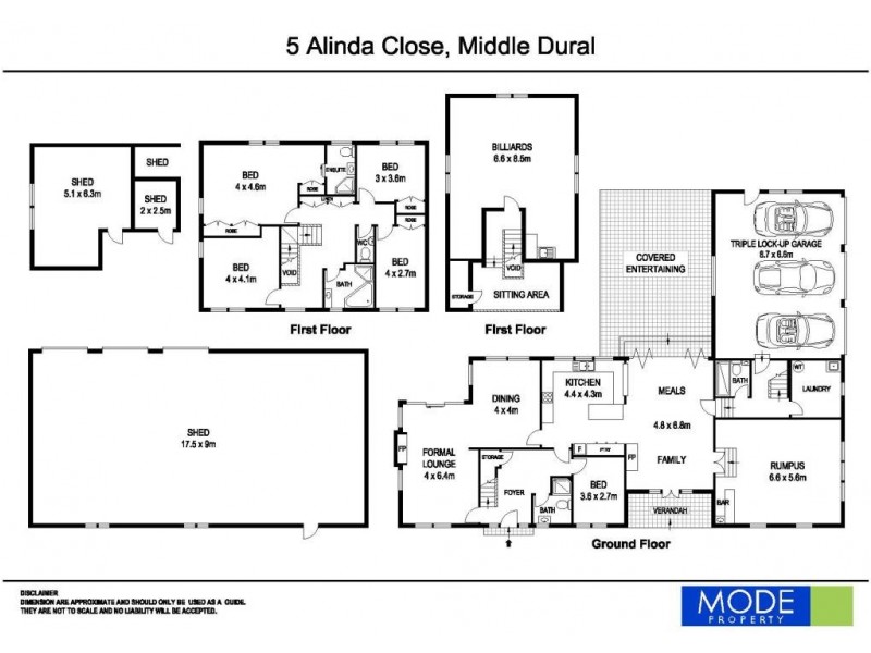 5 Alinda Close, Middle Dural NSW 2158 Floorplan