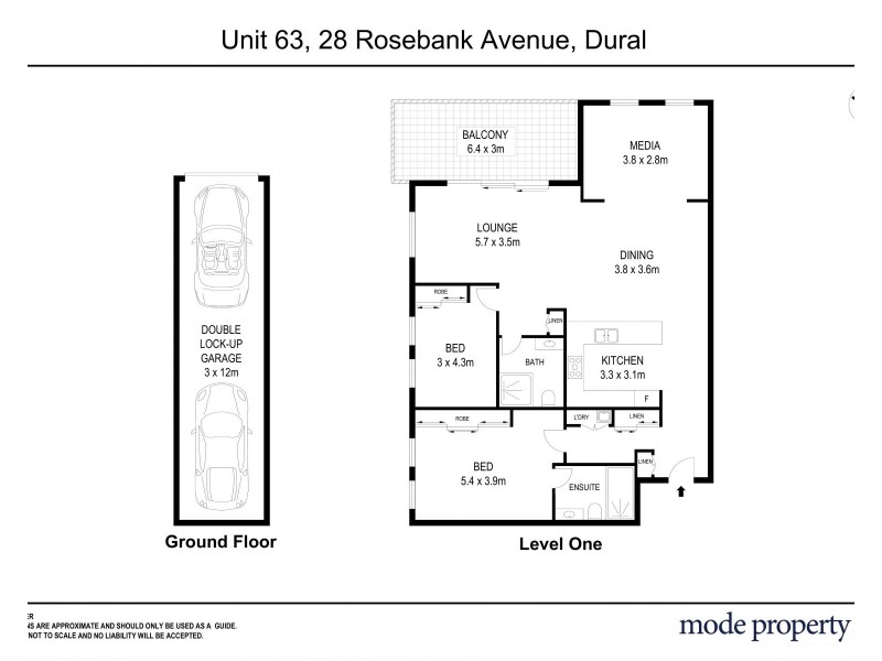 63/28 Rosebank Avenue, Dural NSW 2158 Floorplan