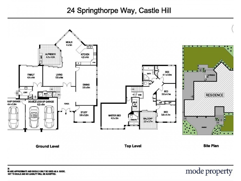 24 Springthorpe Way, Castle Hill NSW 2154 Floorplan