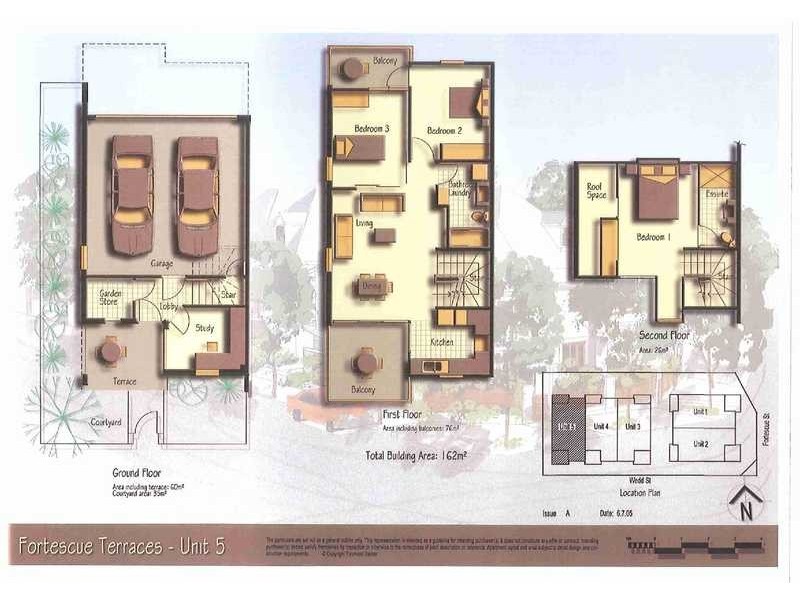 5/122 Fortescue Terrace, Spring Hill QLD 4000 Floorplan