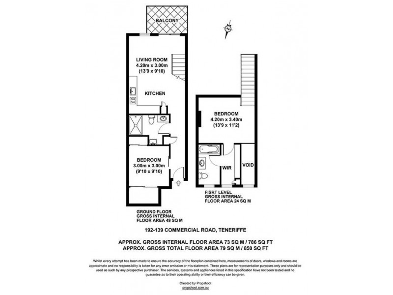 192/139 Commercial Road, Teneriffe QLD 4005 Floorplan