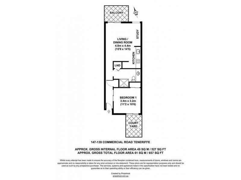 147/139 Commercial Road, Teneriffe QLD 4005 Floorplan
