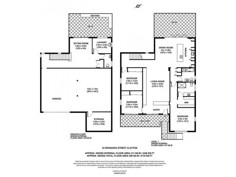 54 Wongara Street, Clayfield QLD 4011 Floorplan