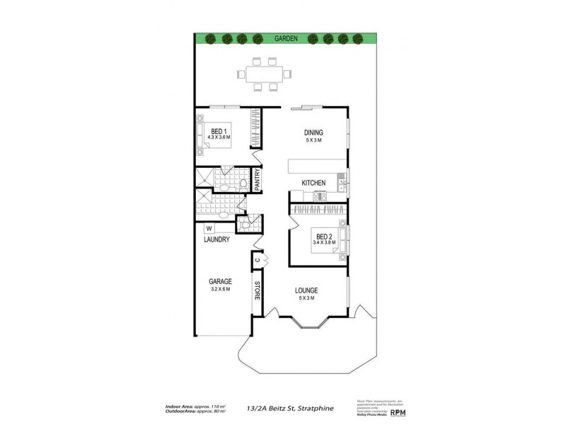 13/2A Beitz Street, Strathpine QLD 4500 Floorplan