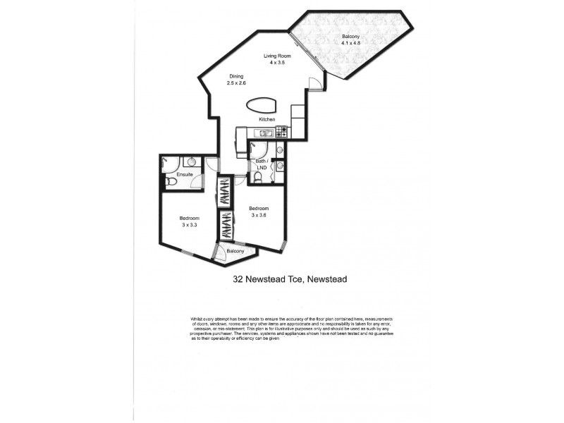 5/32 Newstead Terrace, Newstead QLD 4006 Floorplan