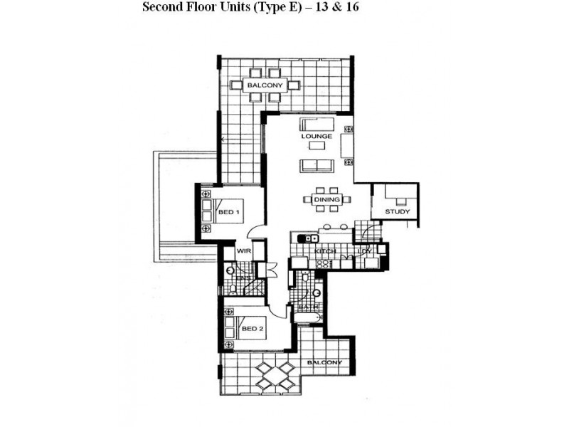 13/1 Newstead Avenue, Newstead QLD 4006 Floorplan