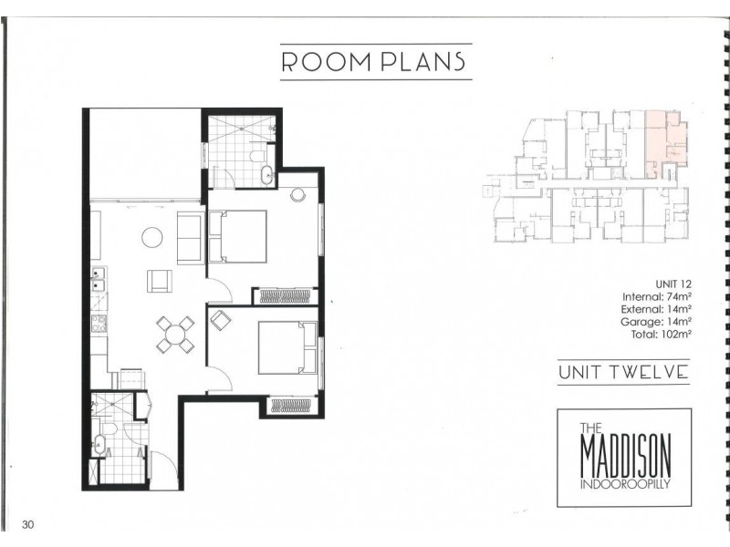 12/25-29 Stanley Street, Indooroopilly QLD 4068 Floorplan