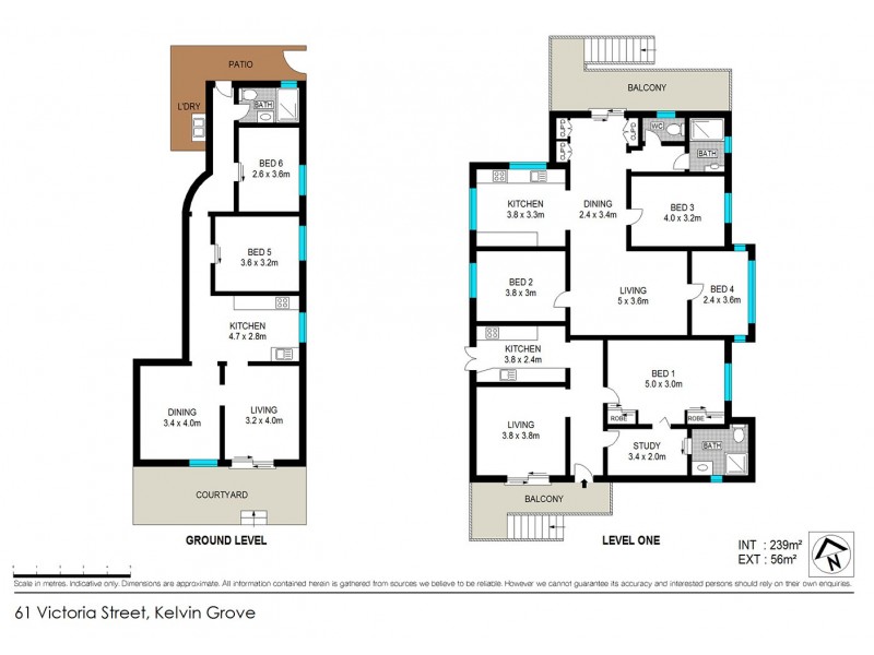 59-61 Victoria Street, Kelvin Grove QLD 4059 Floorplan