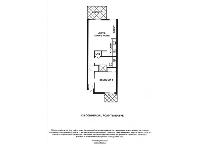 34/139 Commercial Street, Teneriffe QLD 4005 Floorplan