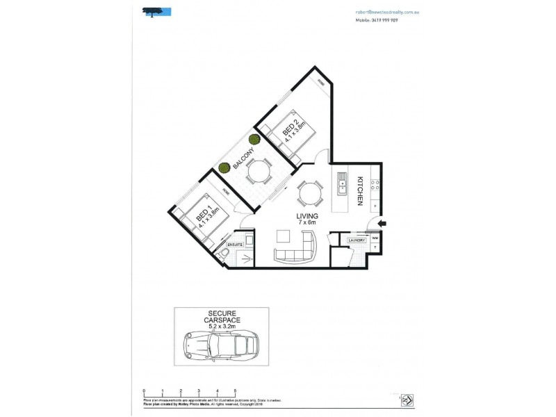 901/56 Prospect Terrace, Fortitude Valley QLD 4006 Floorplan