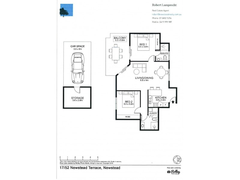 52 Newstead Terrace, Newstead QLD 4006 Floorplan