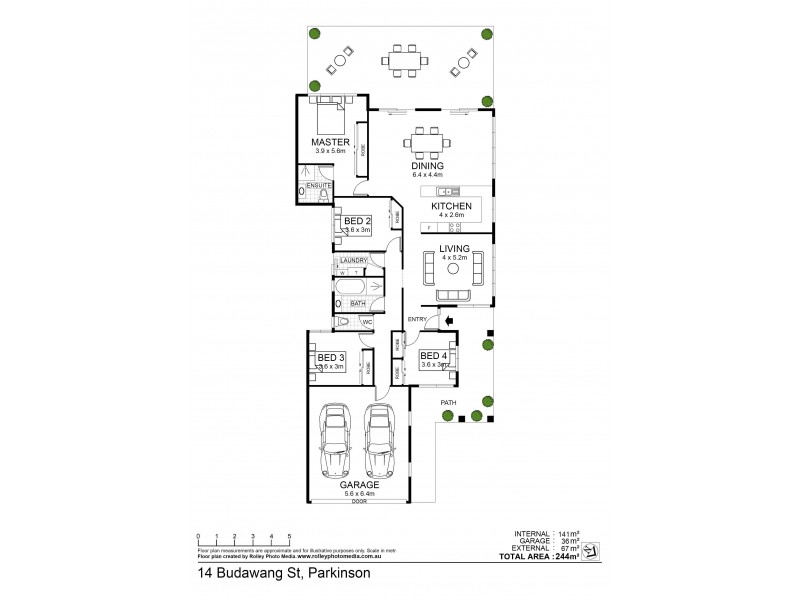 14 Budawang Street, Parkinson QLD 4115 Floorplan