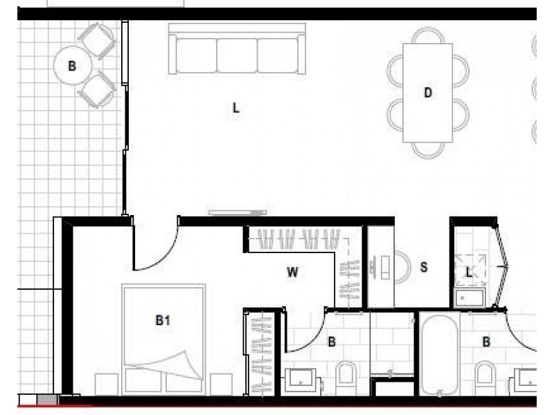 109/60 Doggett Street, Newstead QLD 4006 Floorplan