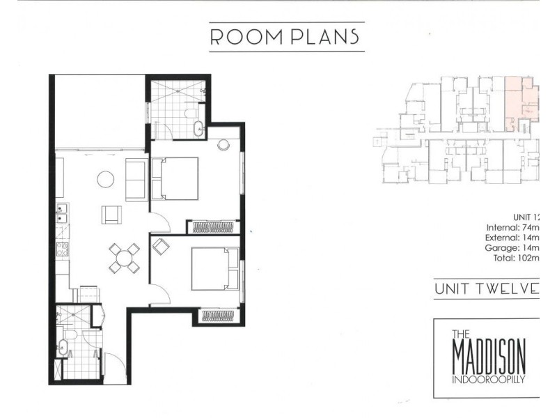 12/25-29 Stanley Street, Indooroopilly QLD 4068 Floorplan