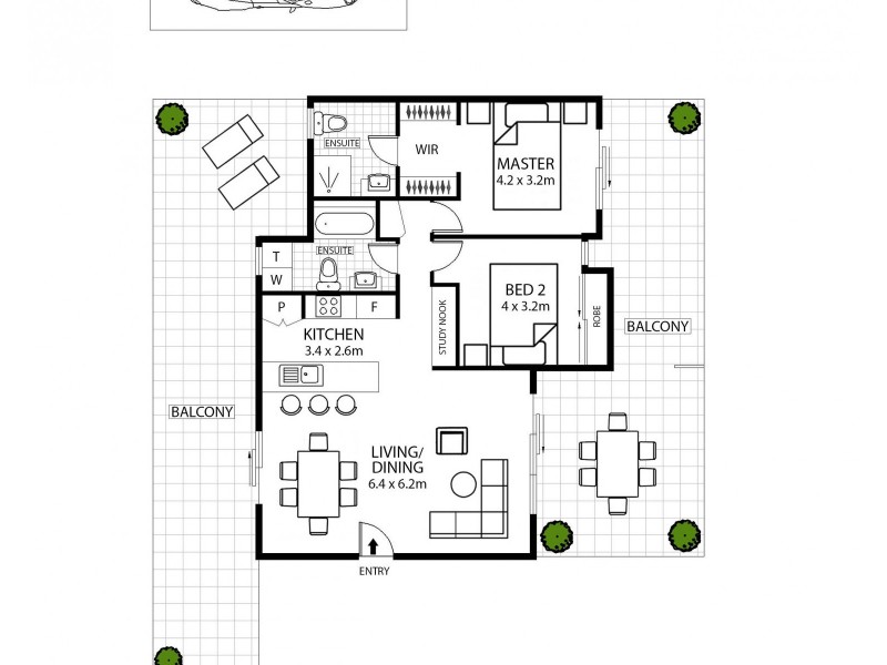 3/27 Store Street, Albion QLD 4010 Floorplan