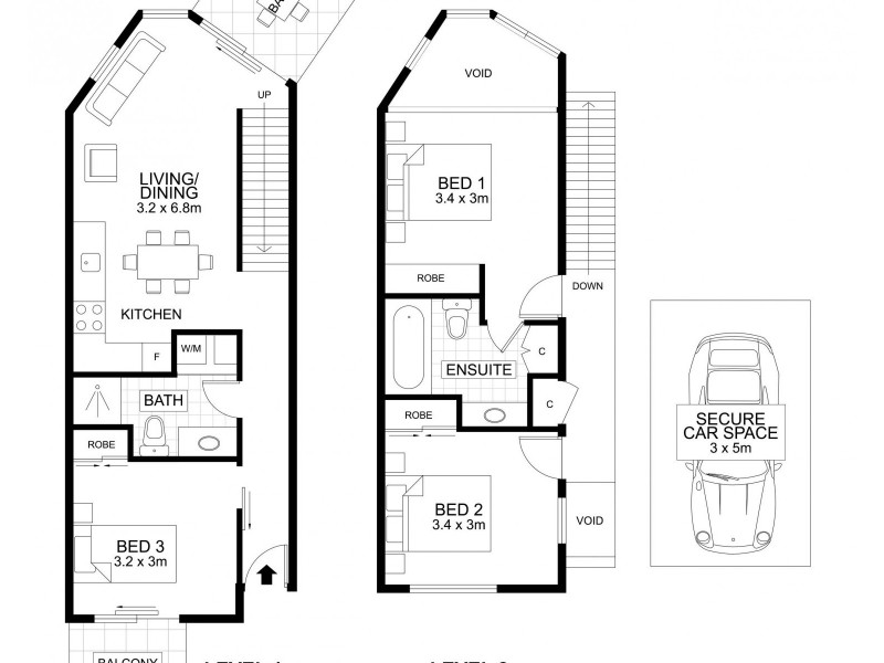 139 Commercial Road, Teneriffe QLD 4005 Floorplan