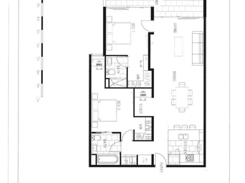 906/53 Wyandra Street, Teneriffe QLD 4005 Floorplan