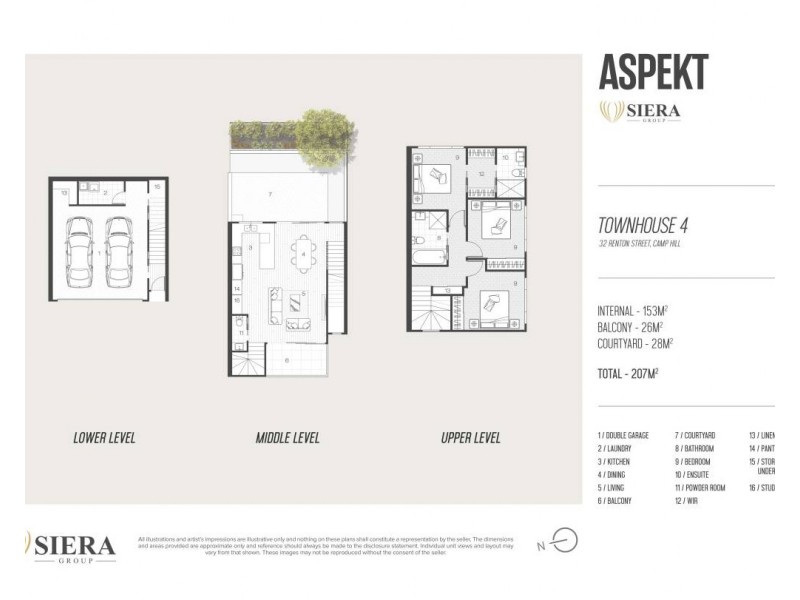 1-4/32 Renton Street, Camp Hill QLD 4152 Floorplan