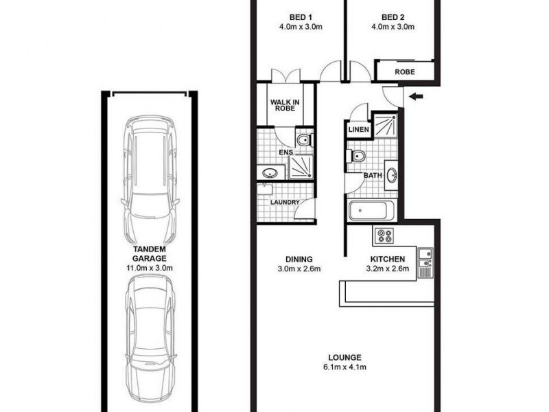 42/106 Crimea Road, Marsfield NSW 2122 Floorplan