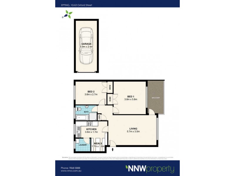 10/63 Oxford Street, Epping NSW 2121 Floorplan