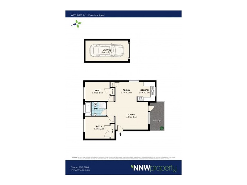 8/11 Riverview Street, West Ryde NSW 2114