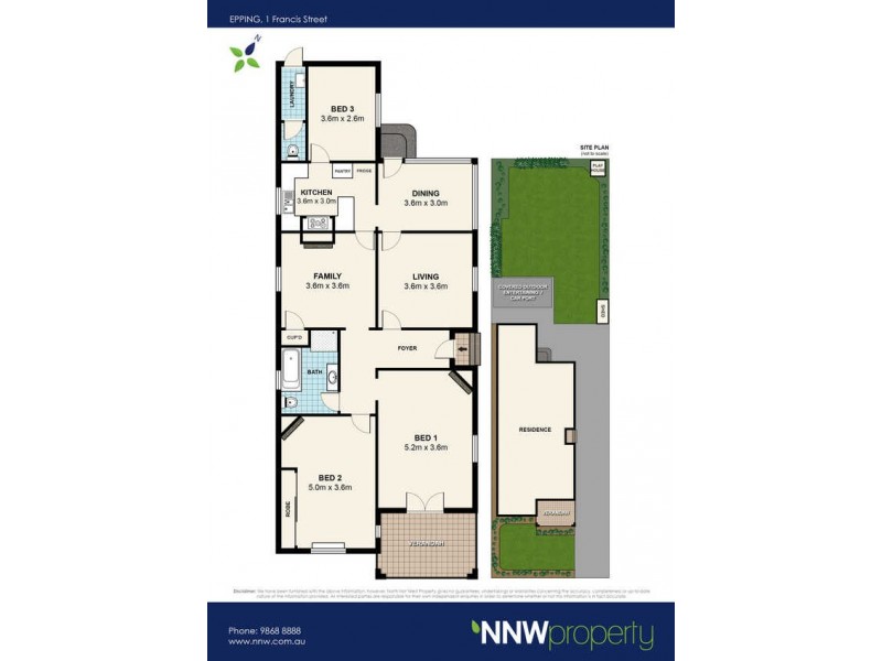 1 Francis Street, Epping NSW 2121 Floorplan