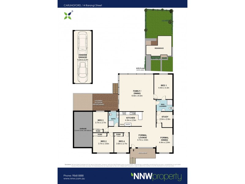 14 Illarangi Street, Carlingford NSW 2118 Floorplan
