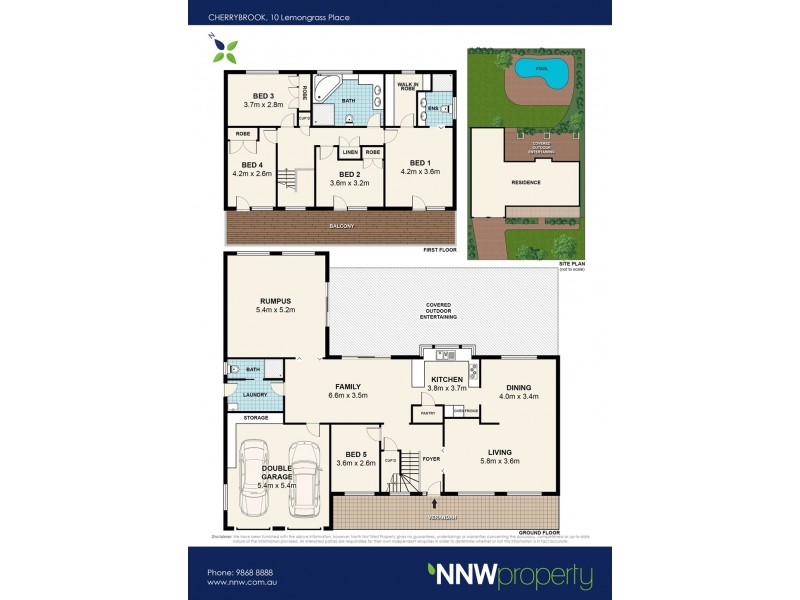 10 Lemongrass Place, Cherrybrook NSW 2126 Floorplan