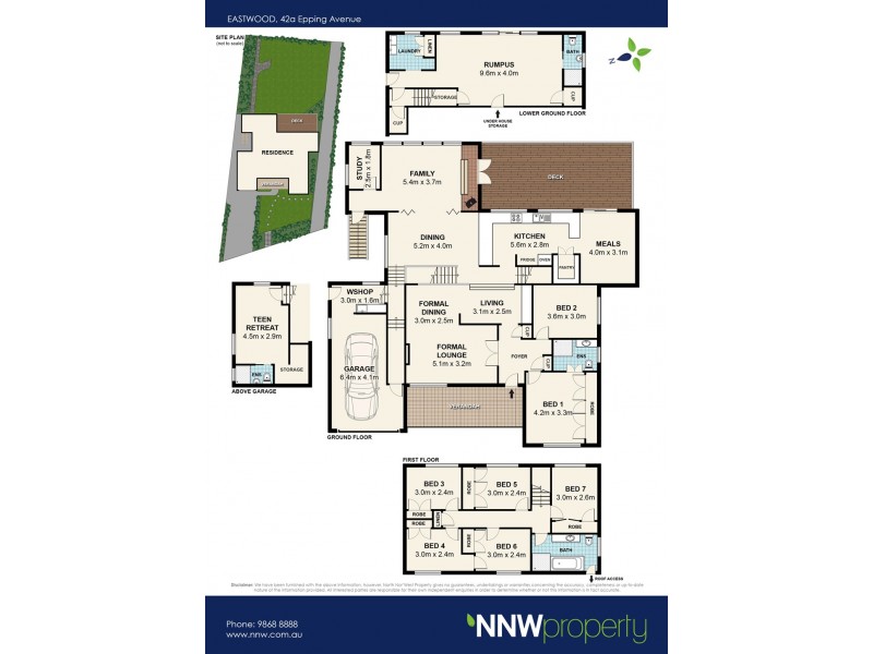 42a Epping Avenue, Eastwood NSW 2122 Floorplan