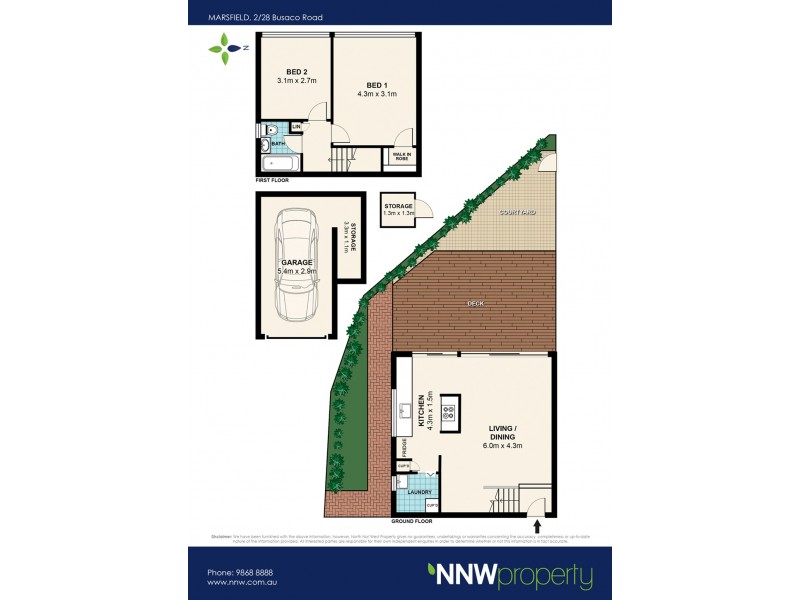 2/28 Busaco Road, Marsfield NSW 2122 Floorplan