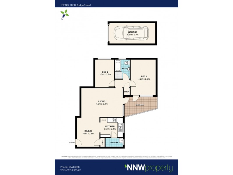 10/44 Bridge Street, Epping NSW 2121 Floorplan